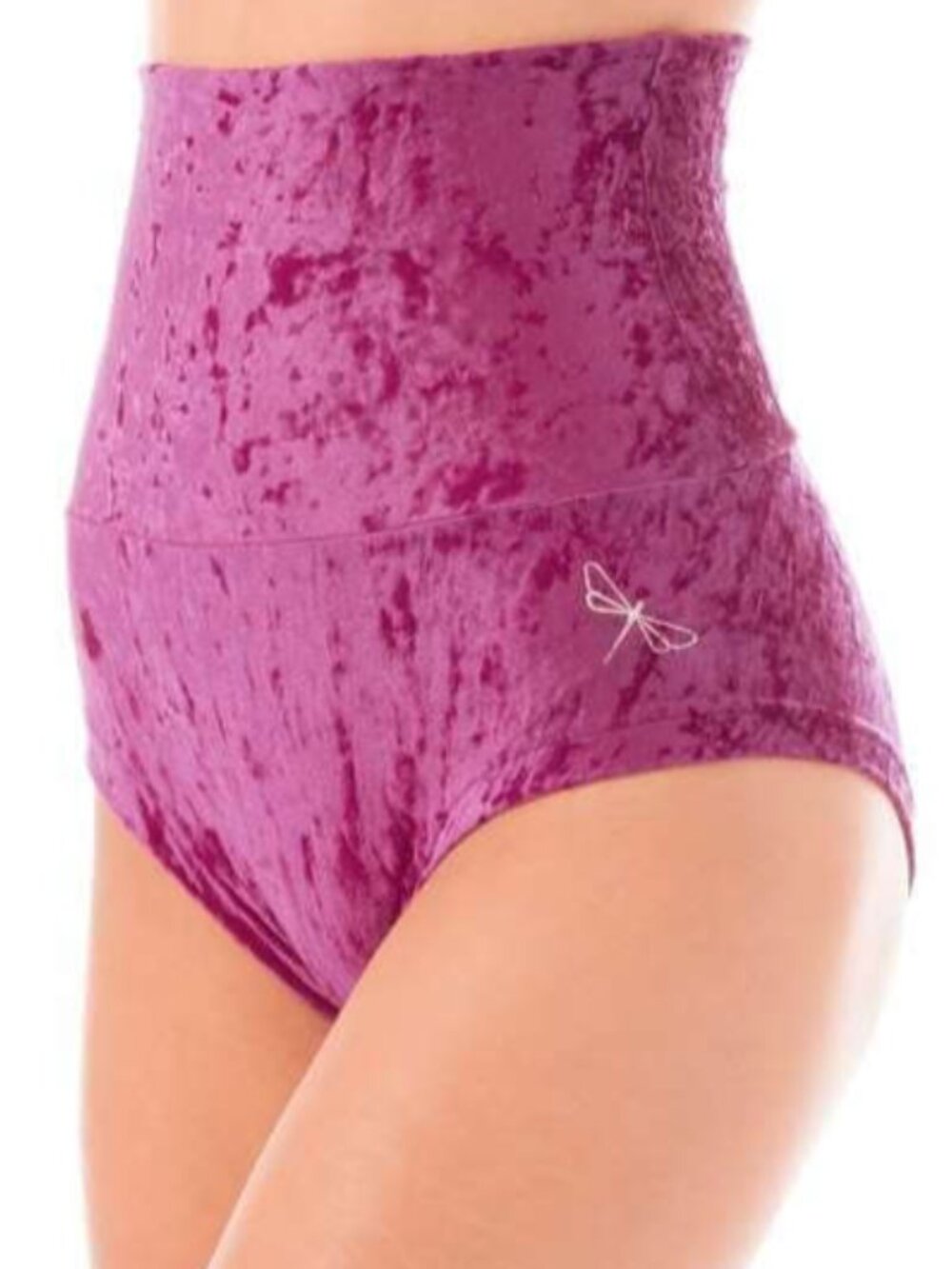 Dragonfly High Waisted Velvet Pole Shorts – Betty (HOT PINK or BLACK)